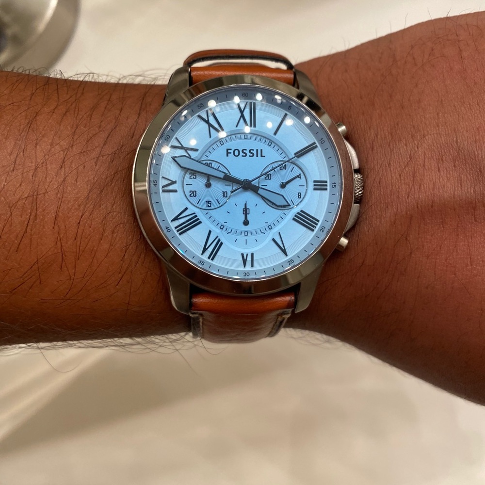Men’s Blue Fossil Watch